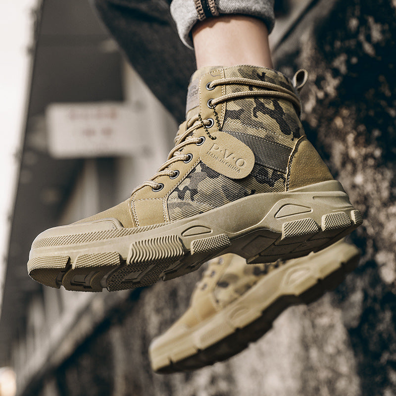 Discover the Ultimate Canvas High Top Retro Hiking Boots